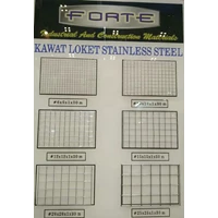 Kawat Loket Stainles 201 15x15x1mtrx30mtr