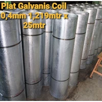 Plat Galvanis coil 0.4mm 1.219x25mtr