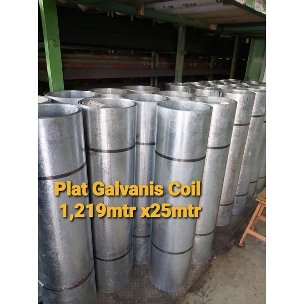 Plat Galvanis Coil 0.5mm 1.219mtrx25mtr